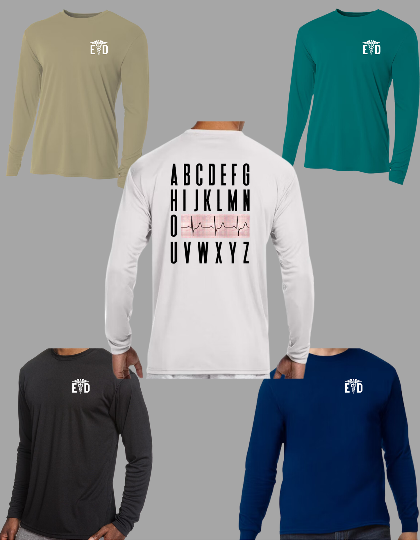 Long Sleeve EKG Shirt