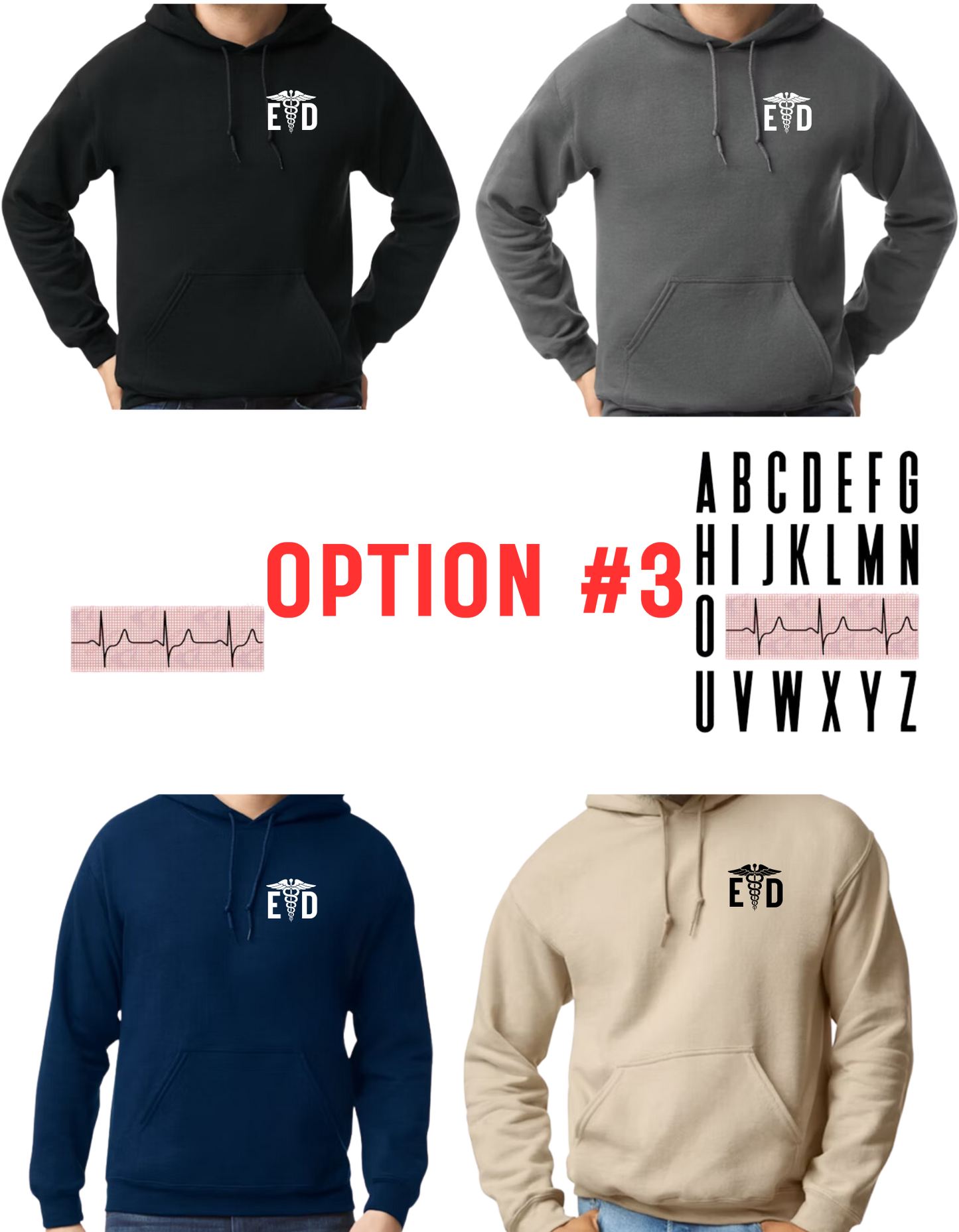 ED Hoodies-3 Designs Available