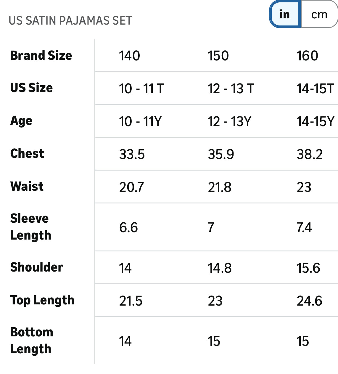 February Item Of Month-Pajama Sets