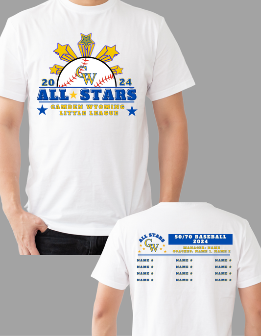 ALL STARS BASEBALL #1-White