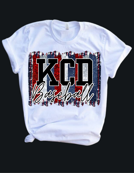 KCD Glitter White T-Shirt